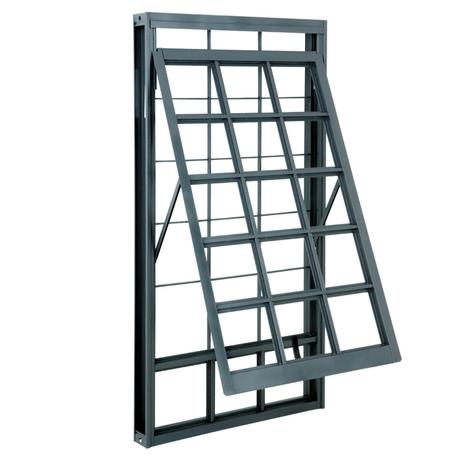 Janela Maxim-Ar Aço com Grade Quadriculada Massa Externa Silenfort Sasazaki 120cmx60cm Primer Menor preço em Janela Maxim-Ar Aço com Grade Quadriculada Massa Externa Silenfort Sasazaki 120cmx60cm Primer