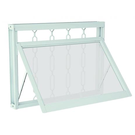 Janela Maxim-Ar Aço Grade Elo com Vidro Mini Boreal Prátika APD Sasazaki 60cmx100cm Branco Menor preço em Janela Maxim-Ar Aço Grade Elo com Vidro Mini Boreal Prátika APD Sasazaki 60cmx100cm Branco