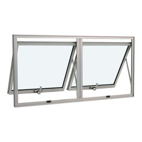 Janela Maxim-Ar Duplo Horizontal em Alumínio 60 x 120 x 4,7 cm 2 Folhas Alumifort Sasazaki Menor preço em Janela Maxim-Ar Duplo Horizontal em Alumínio 60 x 120 x 4,7 cm 2 Folhas Alumifort Sasazaki