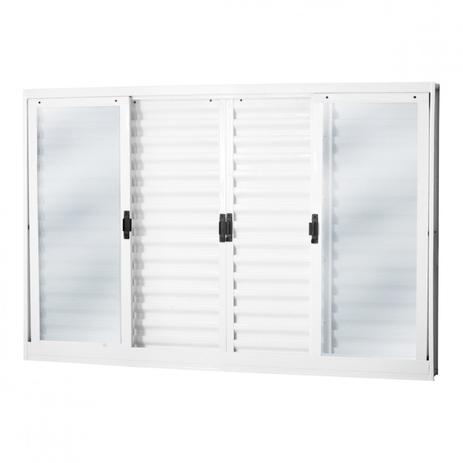 Janela Veneziana Aço 6 Folhas MGM Minas Sul 100cmx120cm Vidro Liso Incolor Branco é boa?