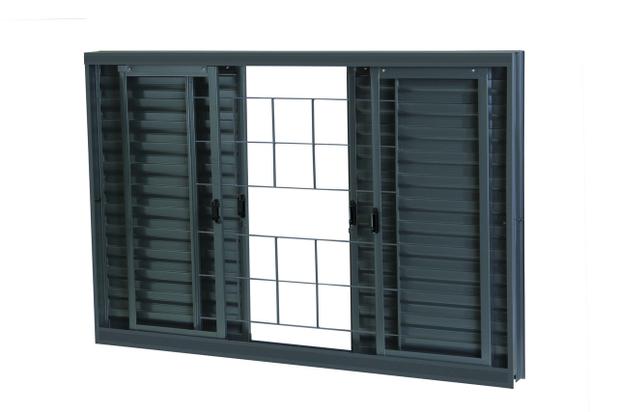 Janela Veneziana De Aço Com Grade Quadriculada 100x100 R12 - CRV Standard é ruim? Janela Veneziana De Aço Com Grade Quadriculada 100x100 R12 - CRV Standard é boa?