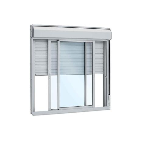 Janela Veneziana Integrada Alumifort com 3 Folhas 120x120cm Branca - Sasazaki Menor preço em Janela Veneziana Integrada Alumifort com 3 Folhas 120x120cm Branca - Sasazaki