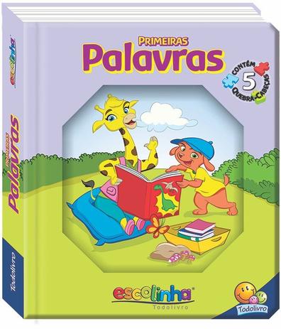 Janelinha lenticular escolinha todolivro com quebra-cabeças: Palavras Menor preço em Janelinha lenticular escolinha todolivro com quebra-cabeças: Palavras