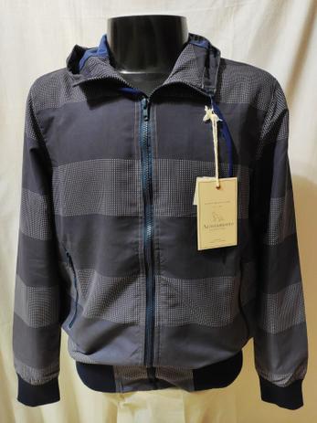 Jaqueta Acostamento masculina de Nylon Forrada com Capuz Tamanho M, Azul marinho, com zíper Menor preço em Jaqueta Acostamento masculina de Nylon Forrada com Capuz Tamanho M, Azul marinho, com zíper
