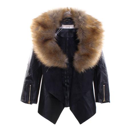 jaqueta de pelo infantil