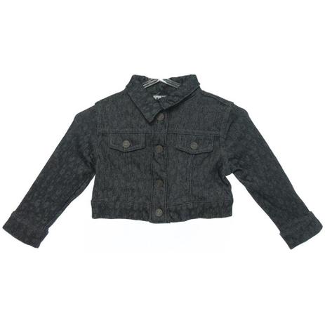 Jaqueta Bebê Cropped Jeans Oncinha - Bibe Menor preço em Jaqueta Bebê Cropped Jeans Oncinha - Bibe
