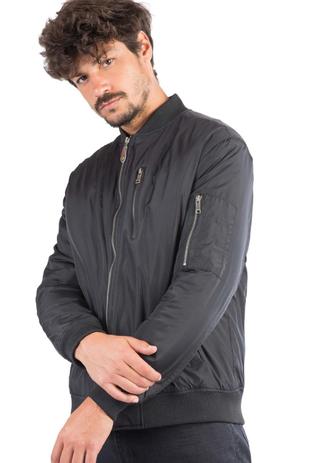 jaqueta bomber masculina preta