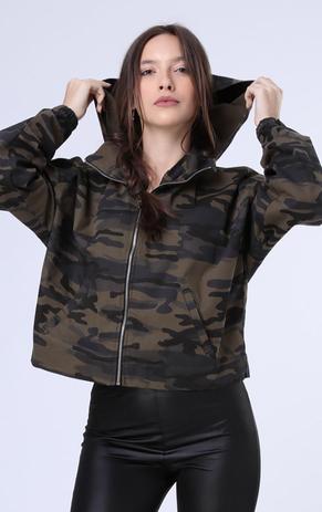 jaqueta bomber camuflada