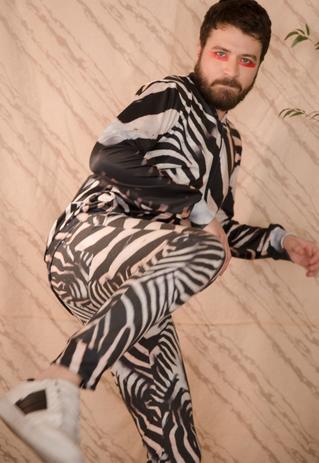 jaqueta zebra masculina