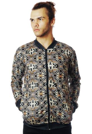 jaqueta masculina estampada