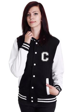 Jaqueta College Feminina Universitária Americana - Letra C - Partiucompras Menor preço em Jaqueta College Feminina Universitária Americana - Letra C - Partiucompras