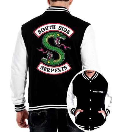 Jaqueta College Masculina Riverdale Southside Serpents Jughead Jones - Partiucompras - Jaqueta Masculina - Magazine Luiza