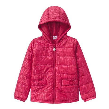 Jaqueta com Capuz Infantil Menina Microfibra Vermelha Brandili Menor preço em Jaqueta com Capuz Infantil Menina Microfibra Vermelha Brandili
