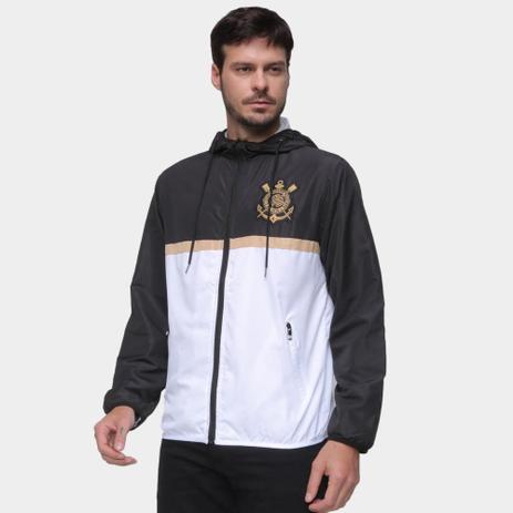 Jaqueta Corta Vento Corinthians Masculina - SPR Menor preço em Jaqueta Corta Vento Corinthians Masculina - SPR
