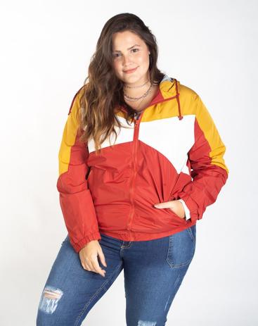 jaqueta corta vento feminina plus size