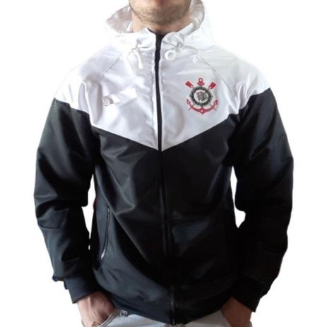 blusa corta vento do corinthians feminina
