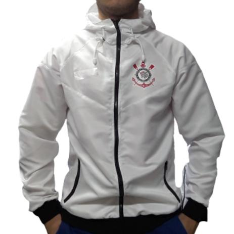 blusa corta vento do corinthians feminina