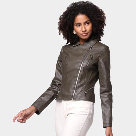 jaqueta de rock feminina