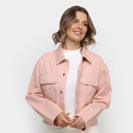 jaqueta de sarja feminina