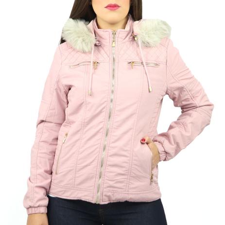jaqueta de poliester feminina