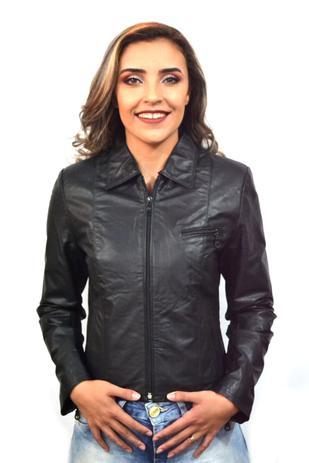 jaquetas de couro preta feminina