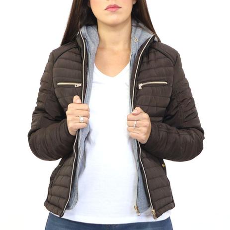 jaqueta de poliester feminina