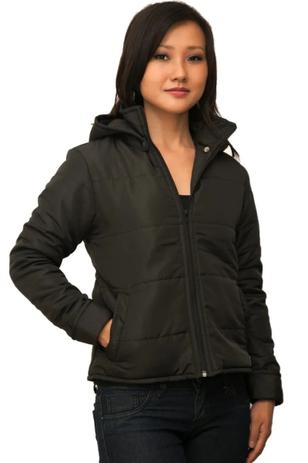 jaqueta de frio feminina com capuz