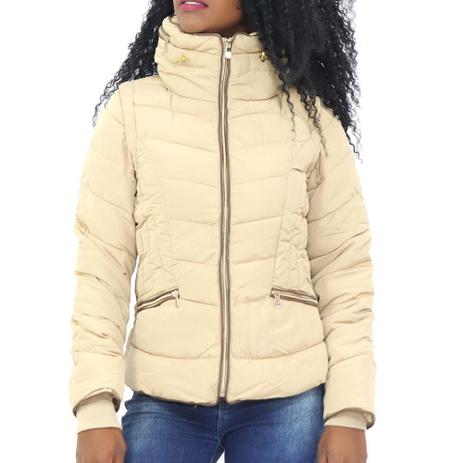 jaqueta com pelo interno feminina