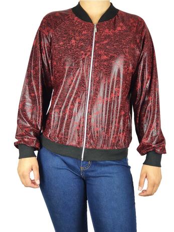 jaqueta sintetica feminina