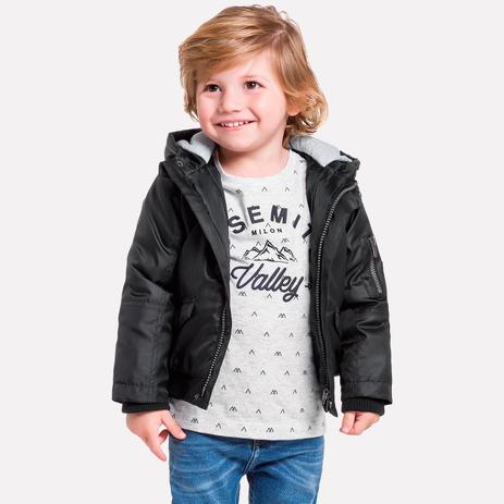 jaqueta infantil masculina microfibra