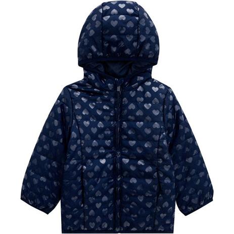 jaqueta infantil azul marinho