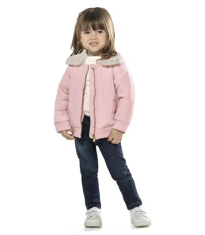 Jaqueta Infantil Menina Microfibra Peluciada - 119333 - Rovitex Menor preço em Jaqueta Infantil Menina Microfibra Peluciada - 119333 - Rovitex