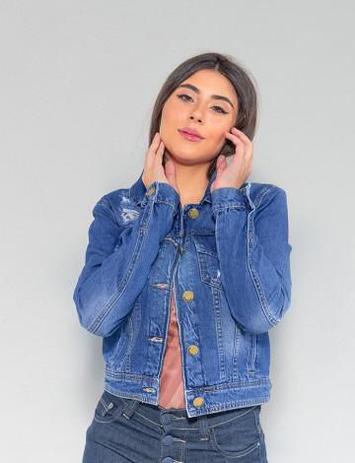 jaqueta jeans femenina