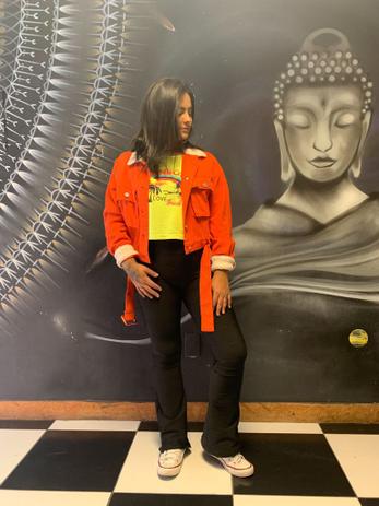 Jaqueta jeans laranja - Floripa Boho - Outros Moda e Acessórios - Magazine Luiza