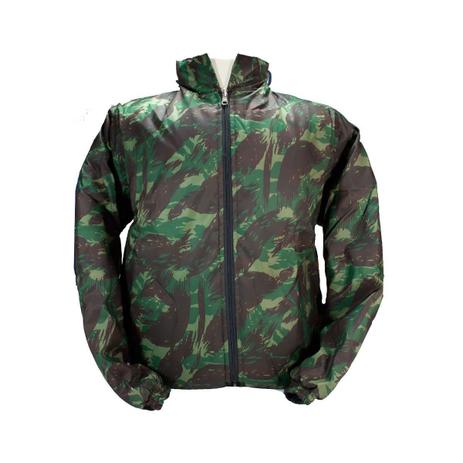 jaqueta dupla face camuflada