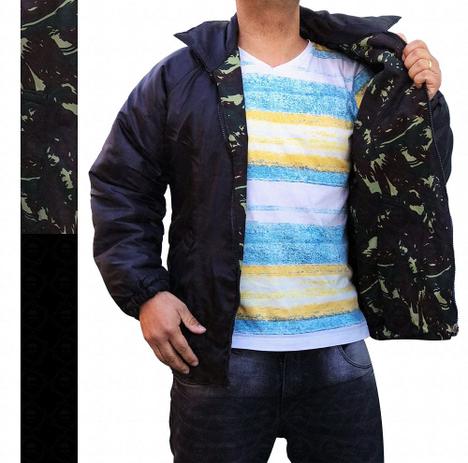 jaqueta masculina com capuz impermeavel