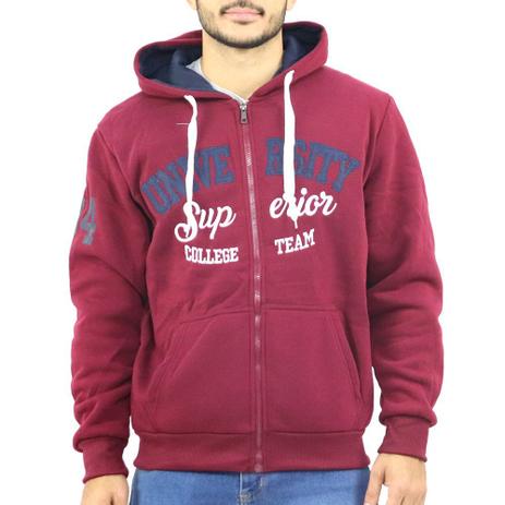 jaqueta flanelada masculina