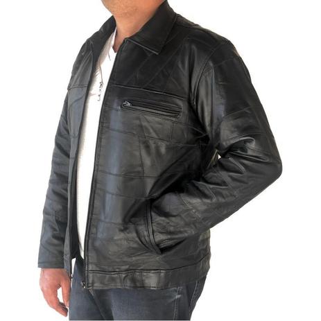 jaqueta de couro pelica masculina
