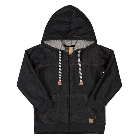 sherpa lined zip up moletom com capuz womens