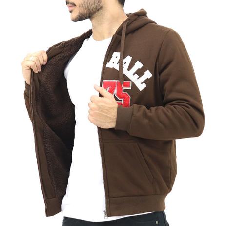 jaqueta masculina bolso interno