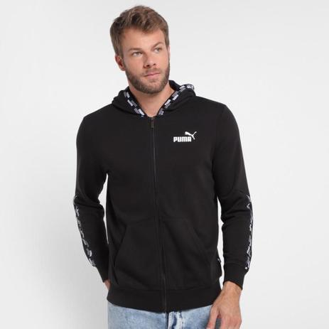 puma tape moletom com capuz