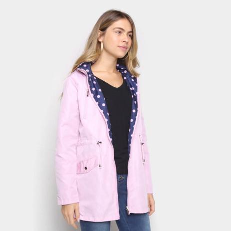 Jaqueta Nylon Parka SeV Dupla Face Poá Feminina - S&V Menor preço em Jaqueta Nylon Parka SeV Dupla Face Poá Feminina - S&V