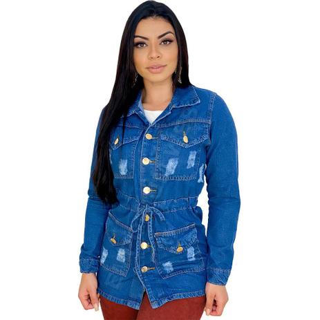 parka jeans feminina