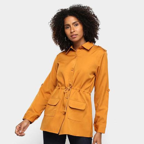 Jaqueta Parka Road Mel Longa Feminina - Jaqueta Feminina - Magazine Luiza
