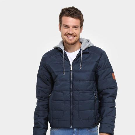 Jaqueta Puffer Zune Nylon Capuz Moletom Masculina Menor preço em Jaqueta Puffer Zune Nylon Capuz Moletom Masculina