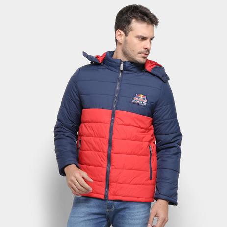 Jaqueta Red Bull Puffer Capuz Removível Masculina Menor preço em Jaqueta Red Bull Puffer Capuz Removível Masculina