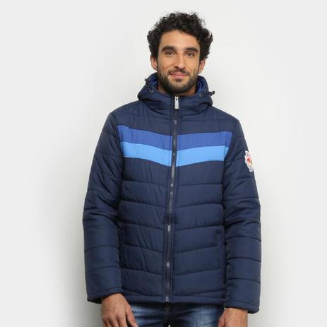 Jaqueta Red Bull Puffer Listras Soccer Masculina Menor preço em Jaqueta Red Bull Puffer Listras Soccer Masculina