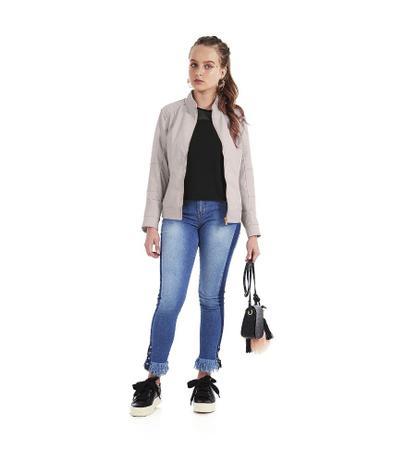 Jaqueta Sintética Juvenil Feminina Rosê Rovitex Teen - Jaqueta Feminina - Magazine Luiza