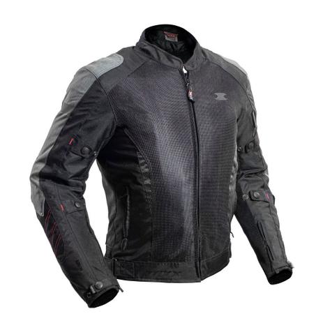 Jaqueta TEXX Saga Four Season V2 Preta e Cinza 3XL - Jaqueta de Motoqueiro - Magazine Luiza