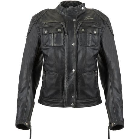 jaqueta motociclista de couro